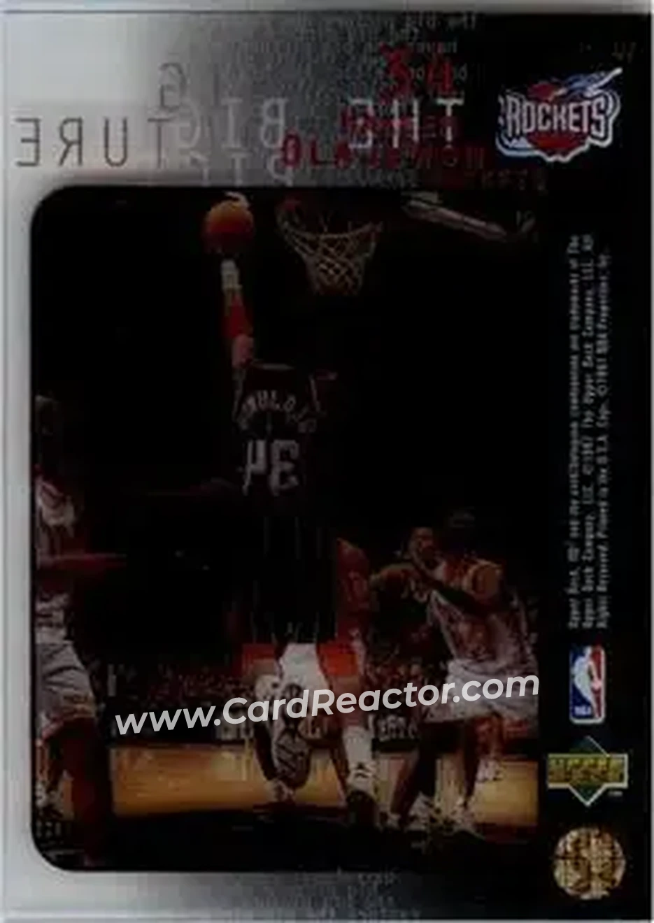 Back of Hakeem Olajuwon