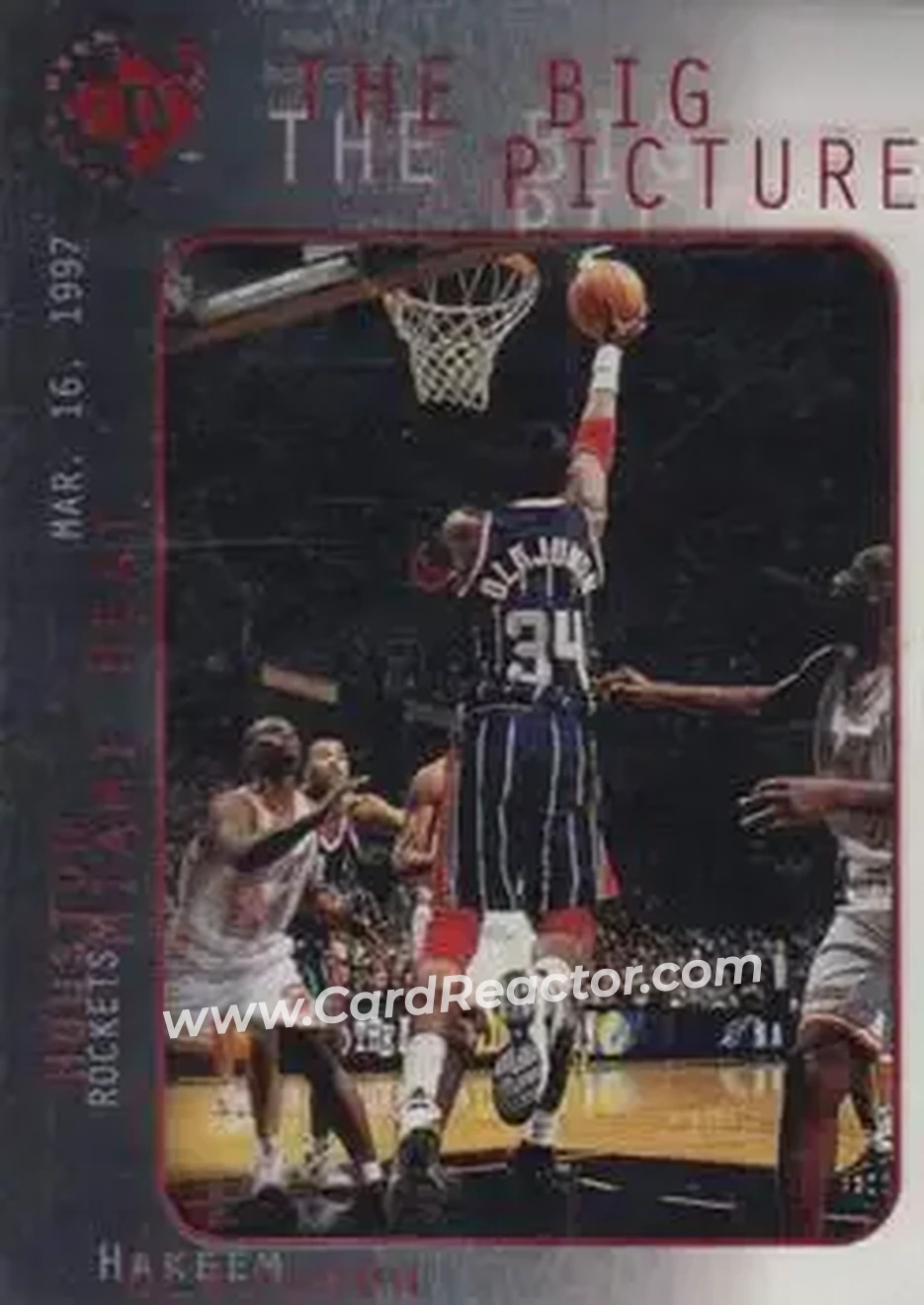 Front of Hakeem Olajuwon