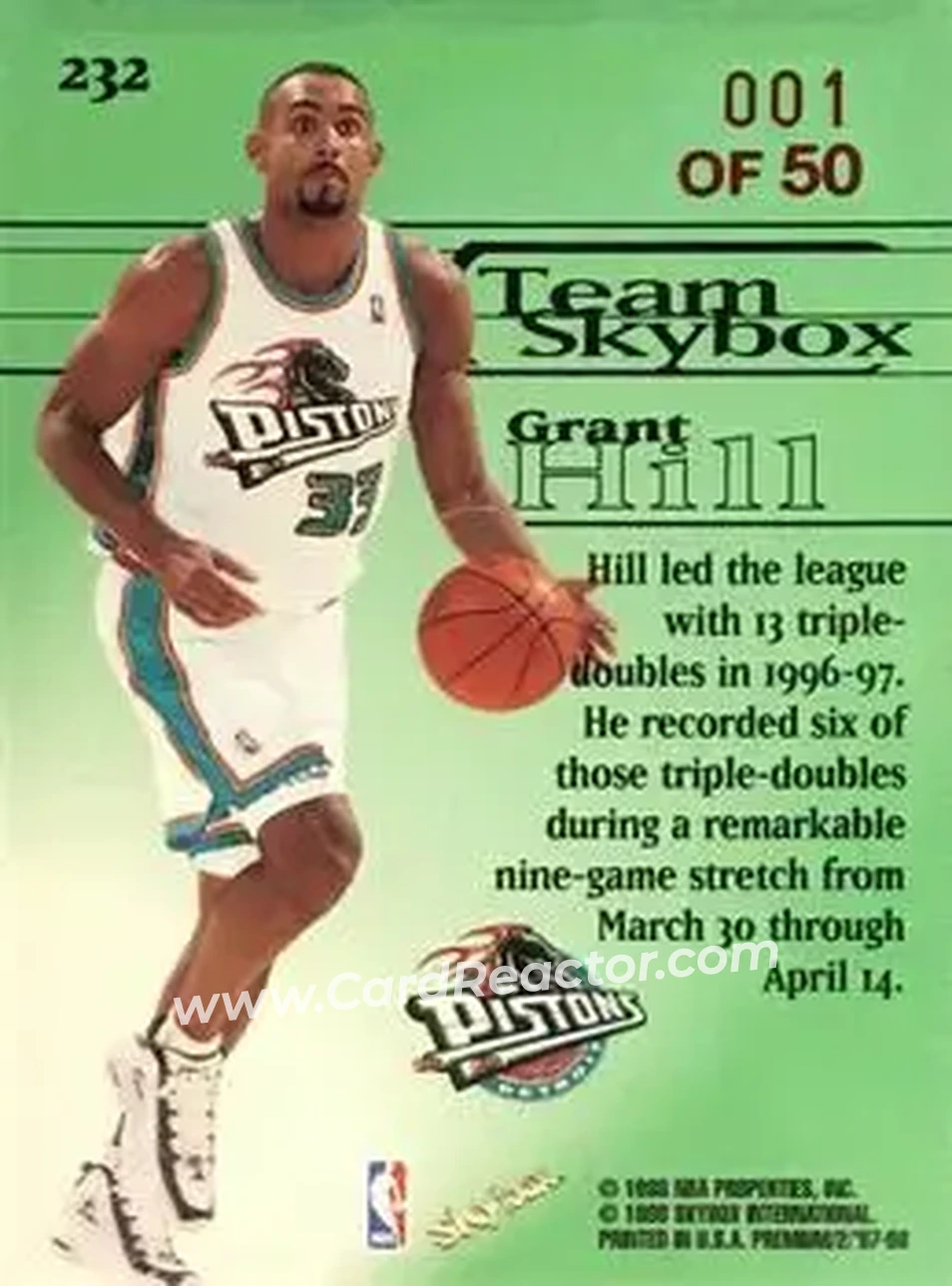 Back of Grant Hill