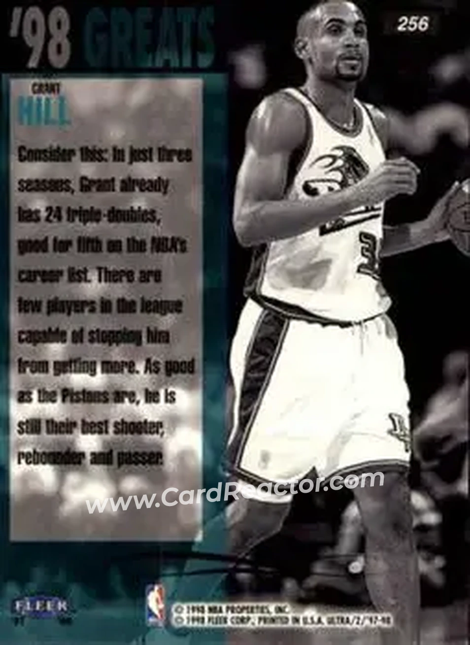 Back of Grant Hill
