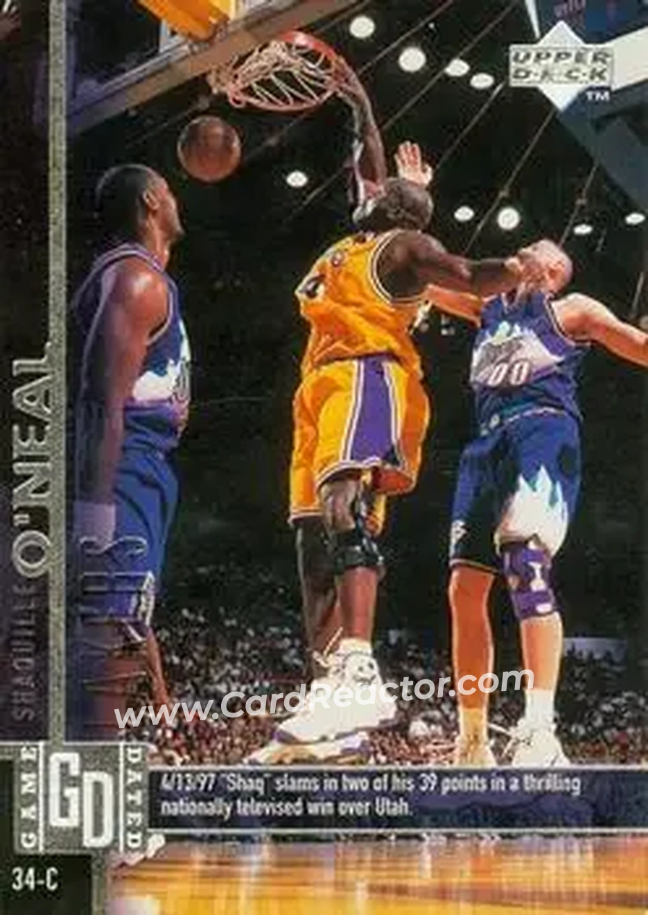 Front of Shaquille O'Neal