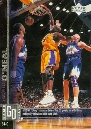 1997-98 Upper Deck #242 Shaquille O'Neal