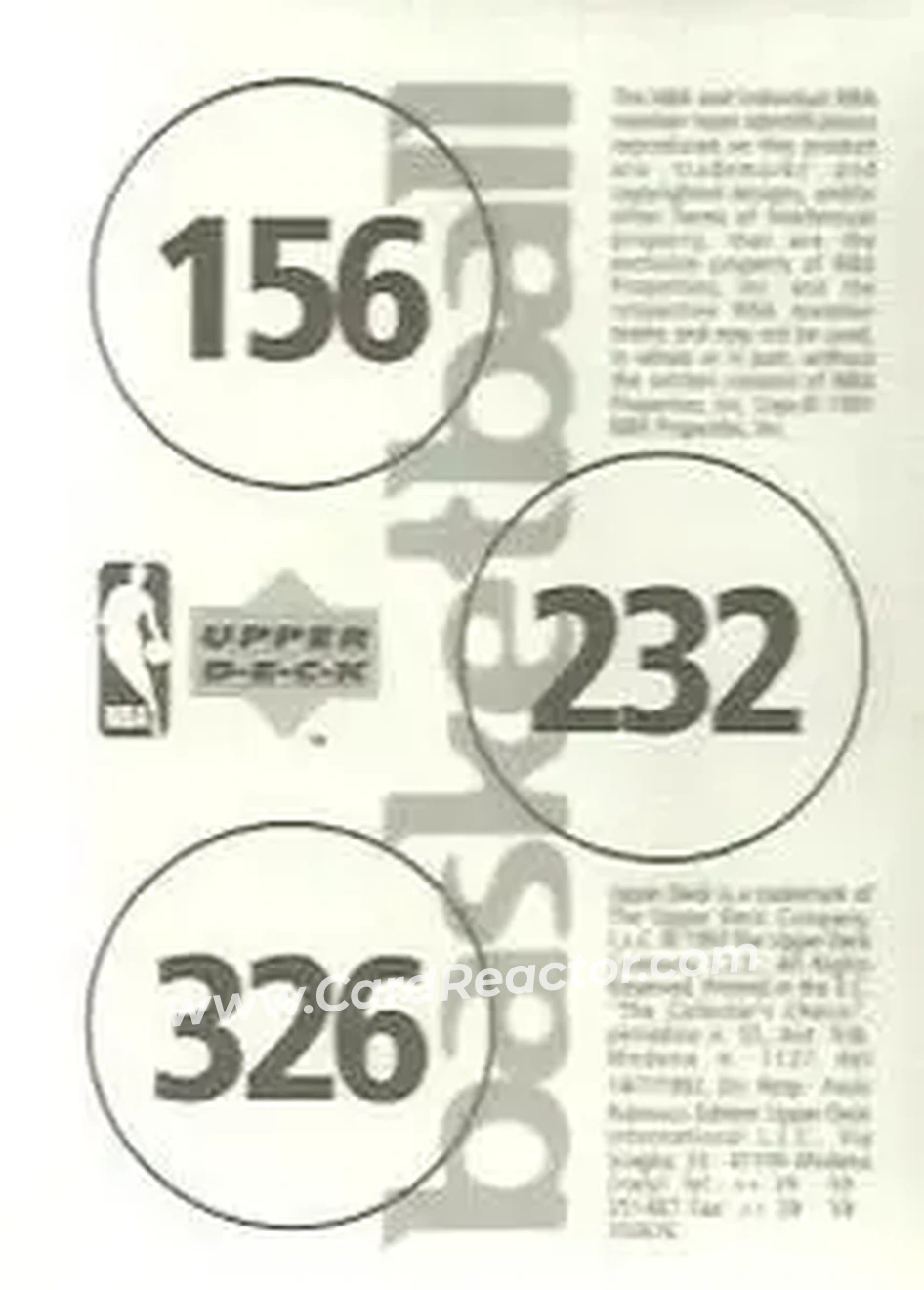 Back of Card #156