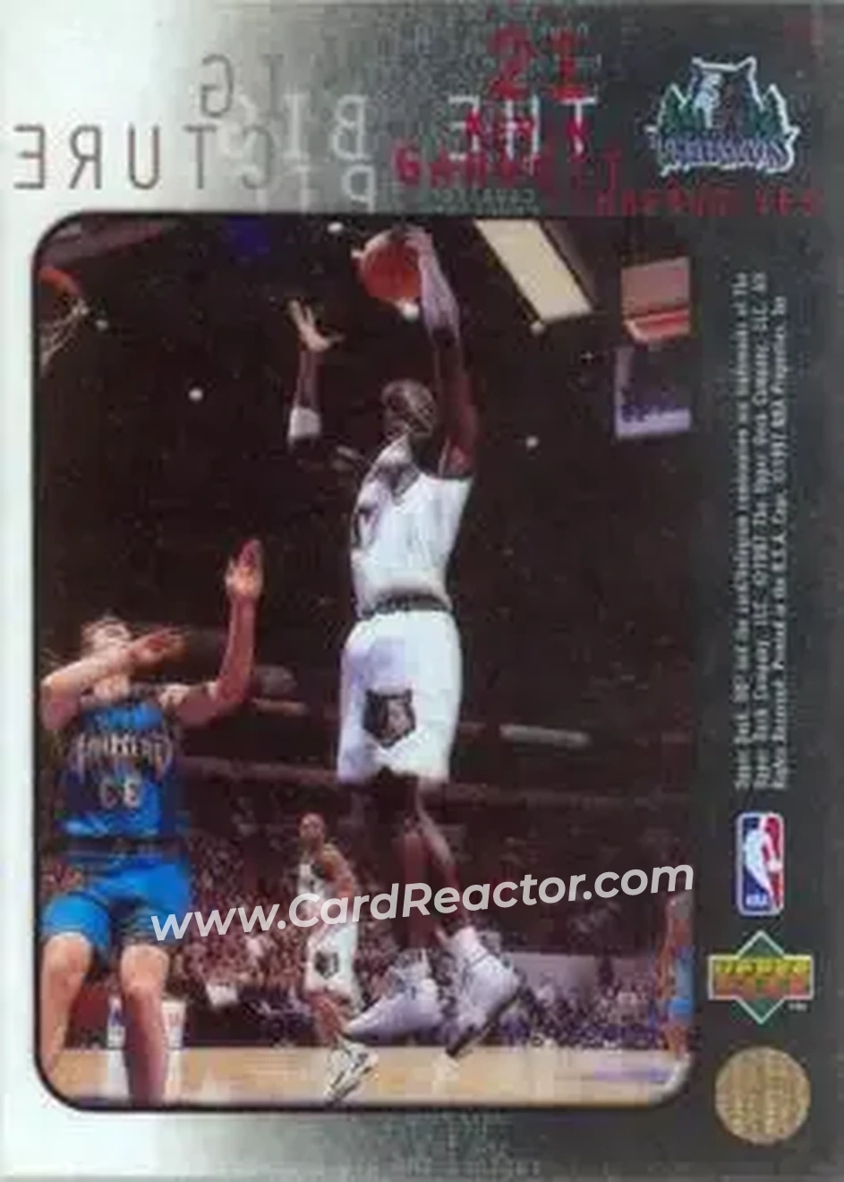 Back of Kevin Garnett
