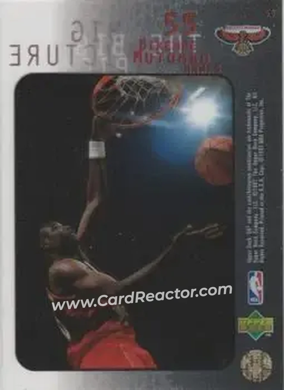 Back of Dikembe Mutombo