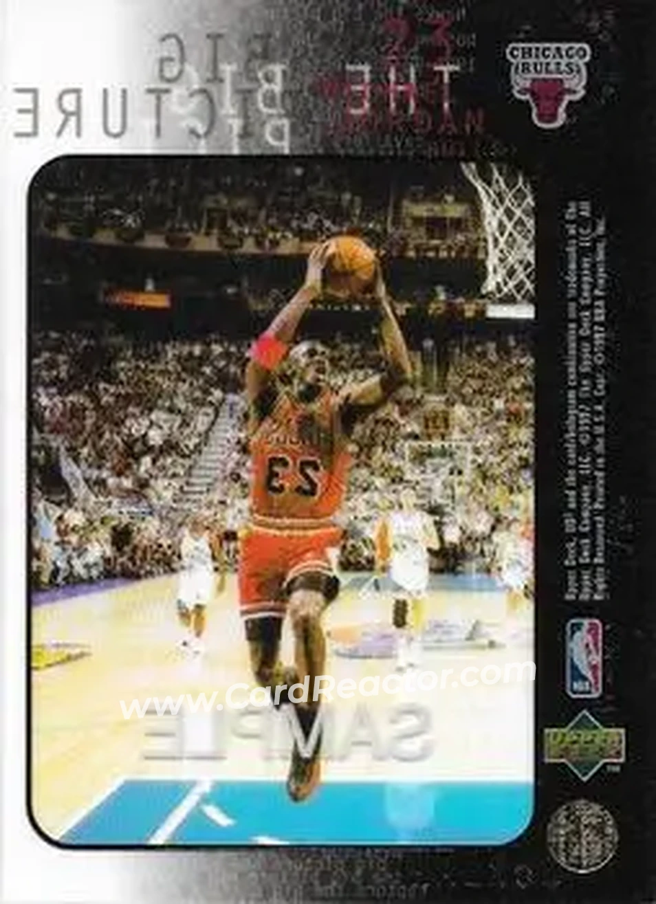 Back of Michael Jordan