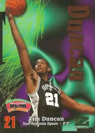 1997-98 SkyBox Z-Force #111 Tim Duncan