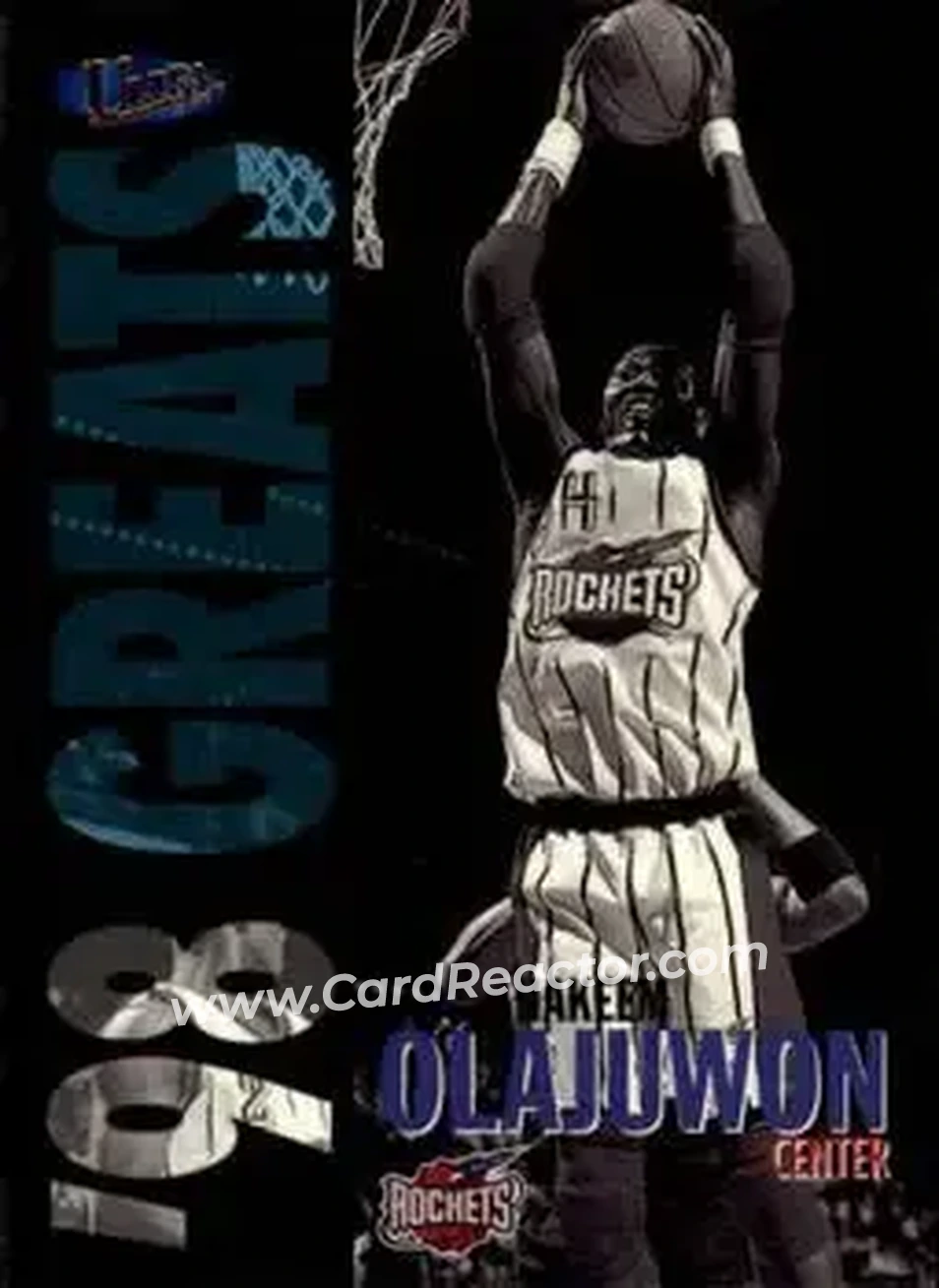 Front of Hakeem Olajuwon