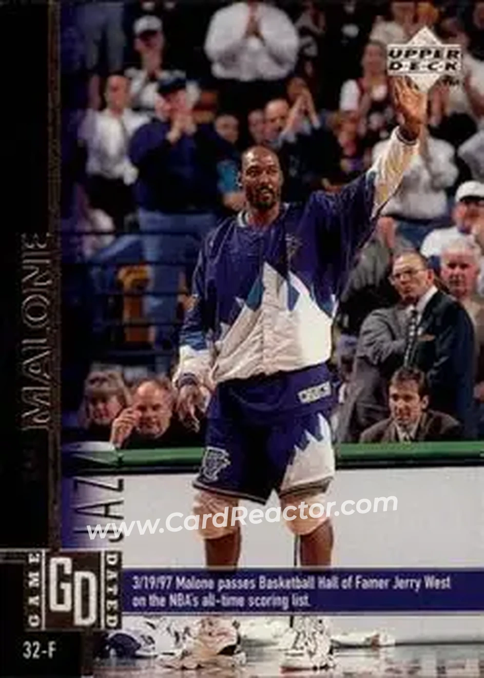 Front of Karl Malone