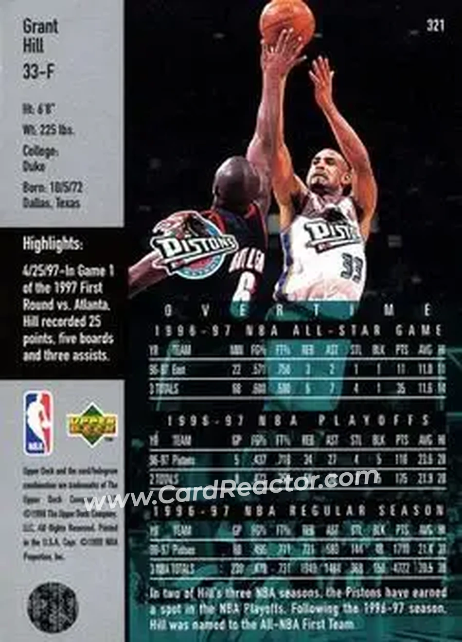 Back of Grant Hill