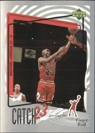 1997-98 Upper Deck NBA Stickers (European) #MJ159 Michael Jordan