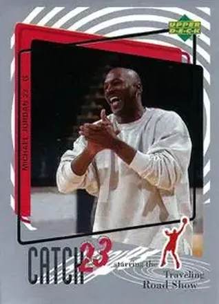 1997-98 Upper Deck NBA Stickers (European) #MJ162 Michael Jordan
