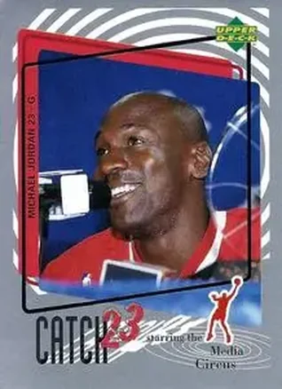 1997-98 Upper Deck NBA Stickers (European) #MJ163 Michael Jordan