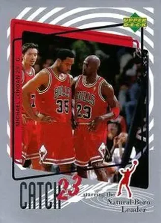 1997-98 Upper Deck NBA Stickers (European) #MJ167 Michael Jordan