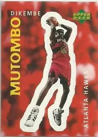 1997-98 Upper Deck NBA Stickers (European) #175 Dikembe Mutombo