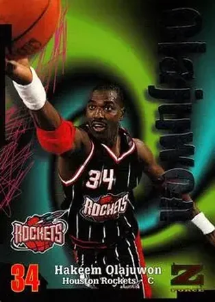 1997-98 SkyBox Z-Force #134 Hakeem Olajuwon