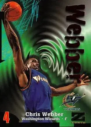1997-98 SkyBox Z-Force #135 Chris Webber