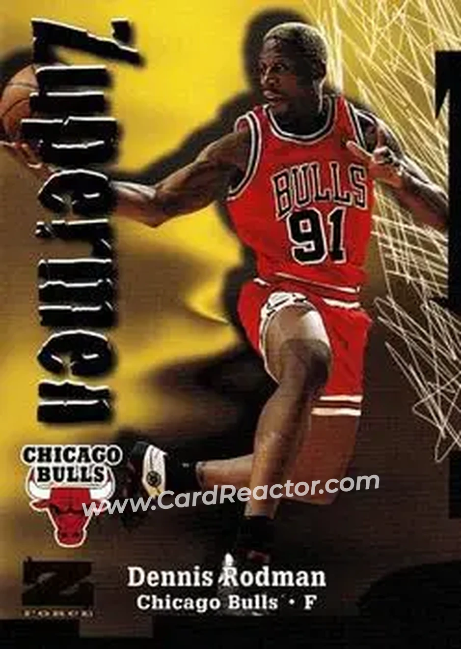 Front of Dennis Rodman