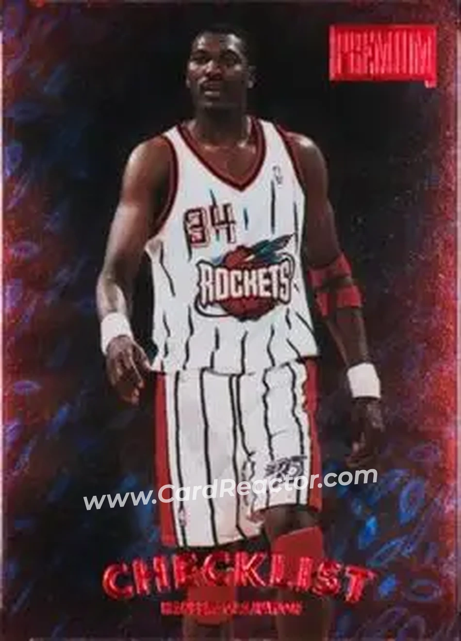 Front of Hakeem Olajuwon