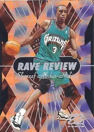 1997-98 SkyBox Z-Force - Rave Reviews #1 Shareef Abdur-Rahim
