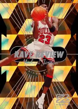 1997-98 SkyBox Z-Force - Rave Reviews #6 - Michael Jordan - Chicago Bulls - Front