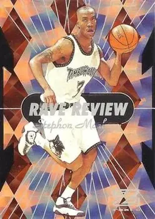 1997-98 SkyBox Z-Force - Rave Reviews #8 Stephon Marbury