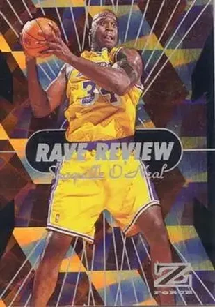 1997-98 SkyBox Z-Force - Rave Reviews #9 Shaquille O'Neal