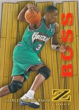 1997-98 SkyBox Z-Force - Boss #1 /B Shareef Abdur-Rahim