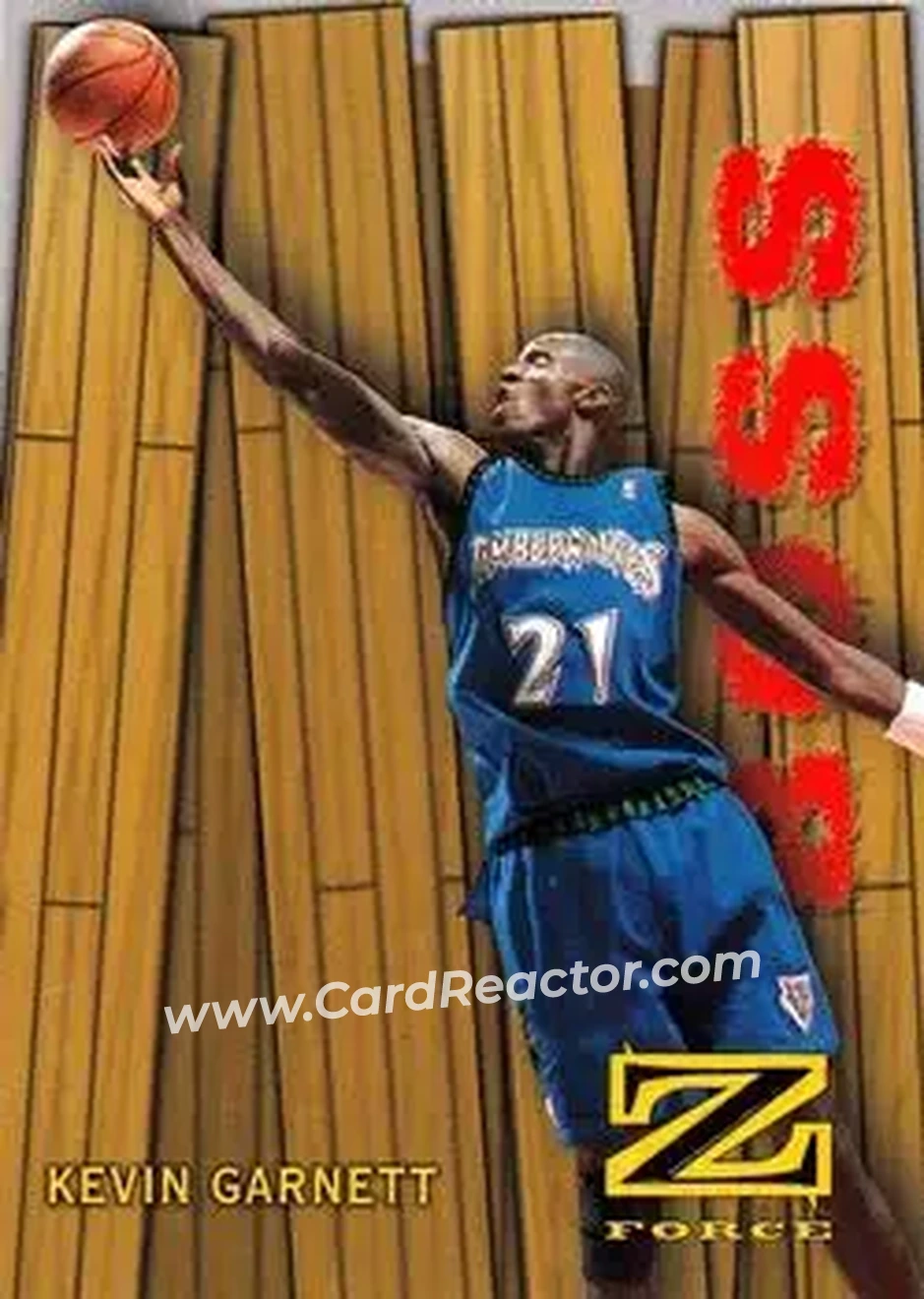 Front of Kevin Garnett