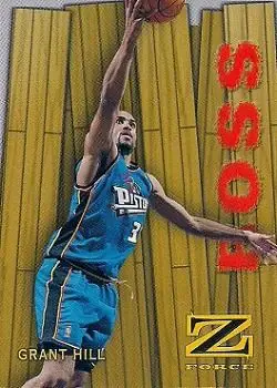 1997-98 SkyBox Z-Force - Boss #7 /B - Grant Hill - Detroit Pistons - Front