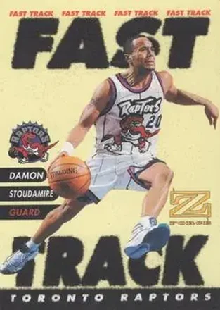 1997-98 SkyBox Z-Force - Fast Track #10 FT Damon Stoudamire