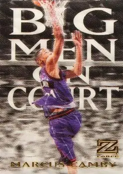 1997-98 SkyBox Z-Force - Big Men on Court #3 BMOC - Marcus Camby - Toronto Raptors - Front