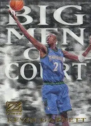1997-98 SkyBox Z-Force - Big Men on Court #5 BMOC Kevin Garnett