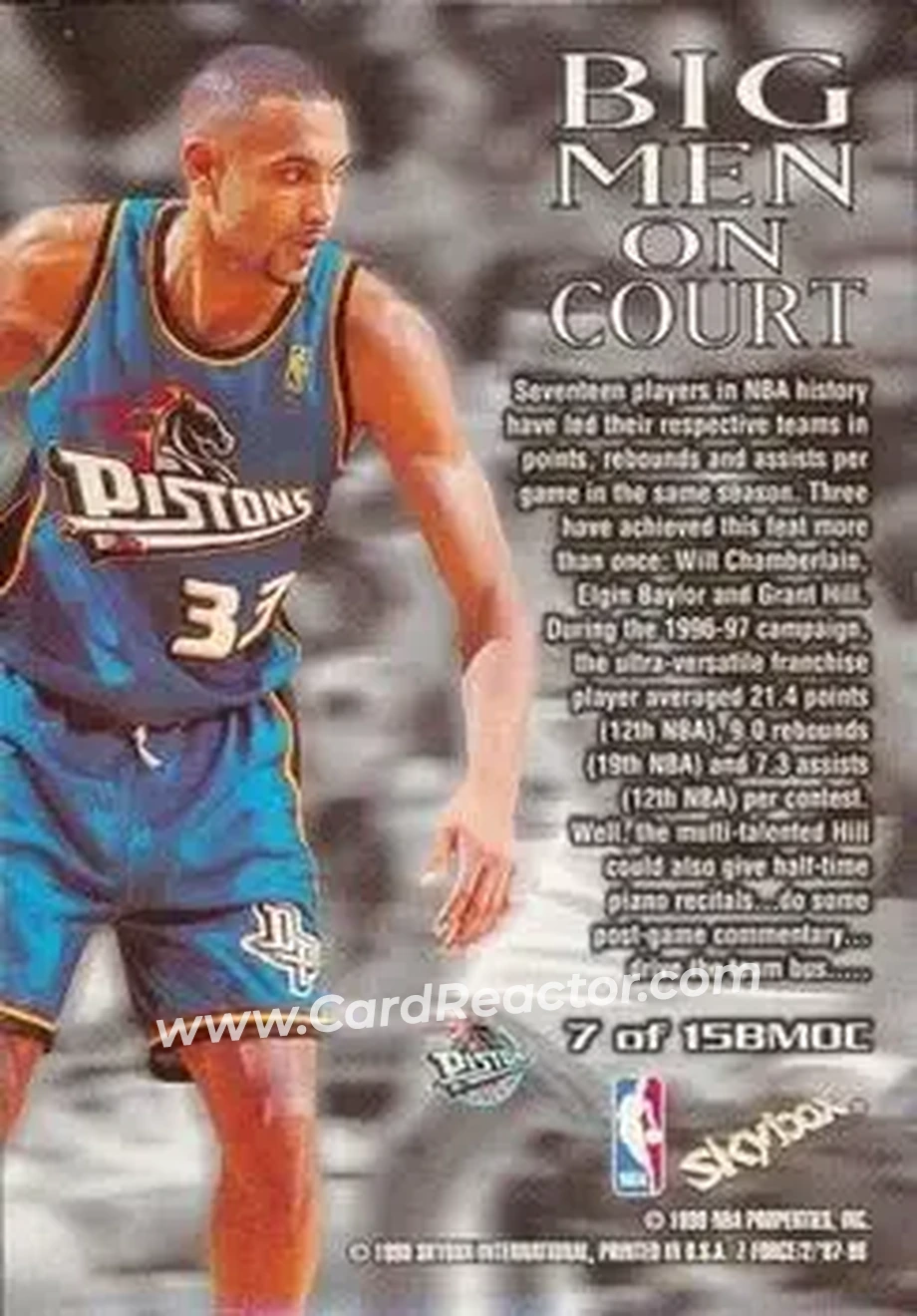 Back of Grant Hill