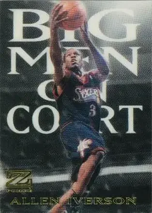 1997-98 SkyBox Z-Force - Big Men on Court #8 BMOC Allen Iverson