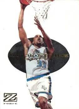 1997-98 SkyBox Z-Force - Quick Strike #3 QS - Grant Hill - Detroit Pistons - Front