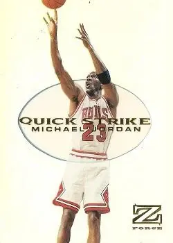 1997-98 SkyBox Z-Force - Quick Strike #5 QS - Michael Jordan - Chicago Bulls - Front