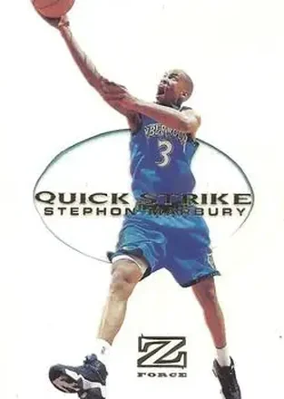 1997-98 SkyBox Z-Force - Quick Strike #6 QS Stephon Marbury