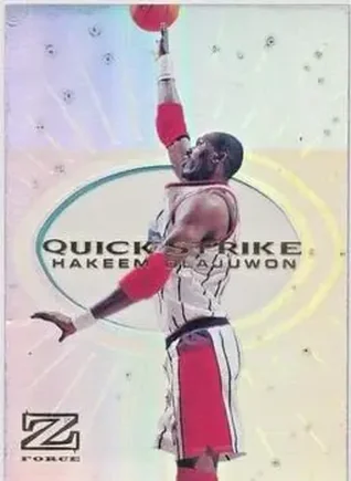1997-98 SkyBox Z-Force - Quick Strike #7 QS Hakeem Olajuwon