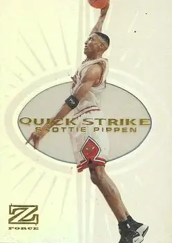 1997-98 SkyBox Z-Force - Quick Strike #8 QS - Scottie Pippen - Chicago Bulls - Front