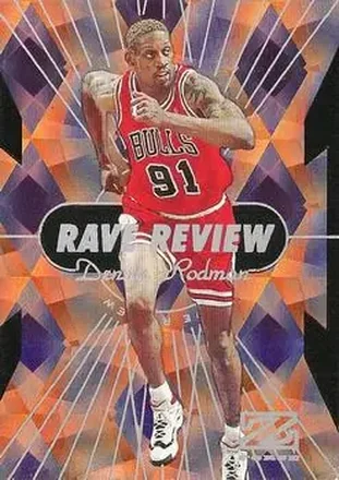 1997-98 SkyBox Z-Force - Rave Reviews #12 Dennis Rodman