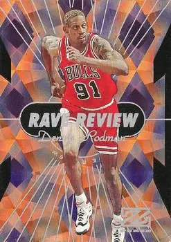 1997-98 SkyBox Z-Force - Rave Reviews #12 - Dennis Rodman - Chicago Bulls - Front