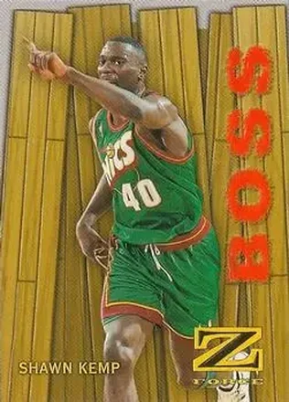 1997-98 SkyBox Z-Force - Boss #11 /B Shawn Kemp