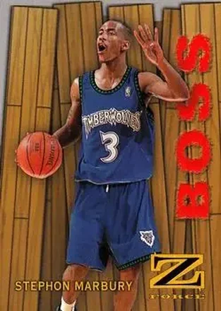 1997-98 SkyBox Z-Force - Boss #13 /B Stephon Marbury