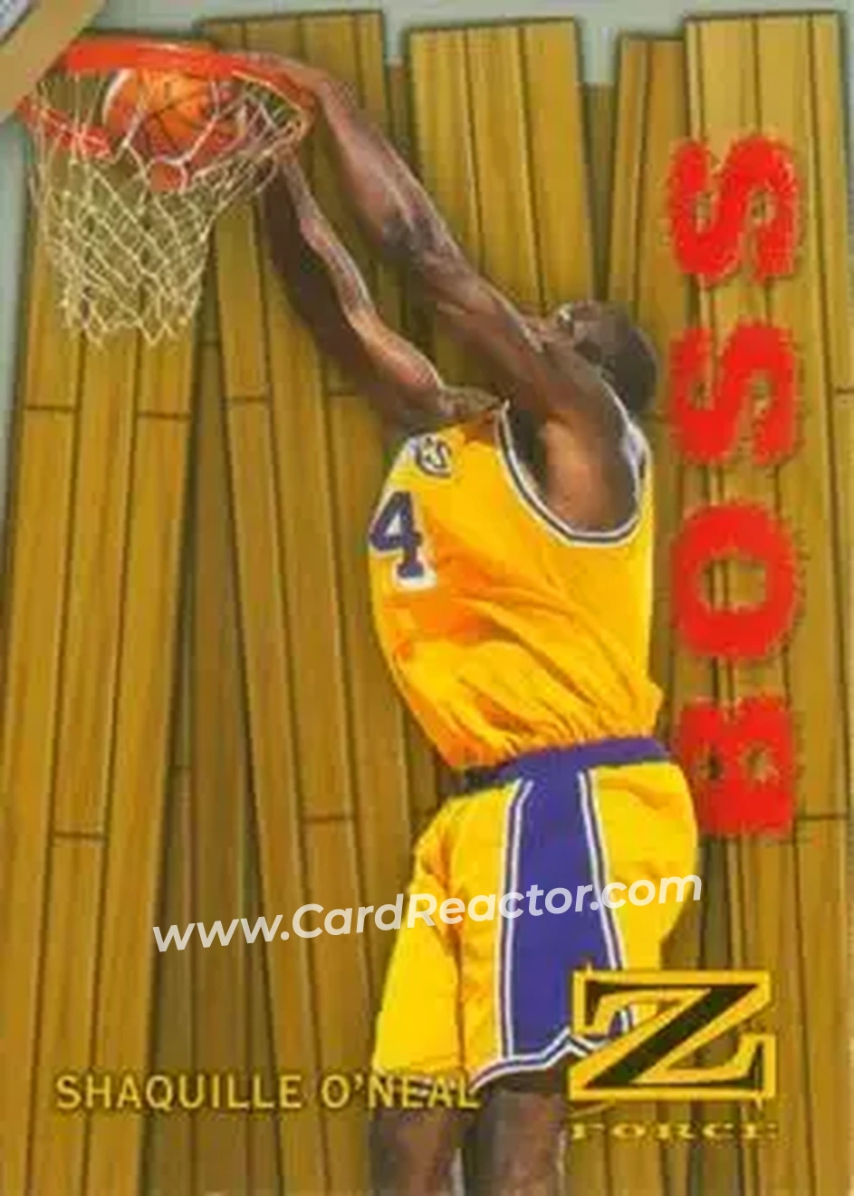 Front of Shaquille O'Neal