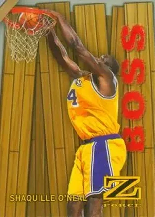1997-98 SkyBox Z-Force - Boss #14 /B Shaquille O'Neal