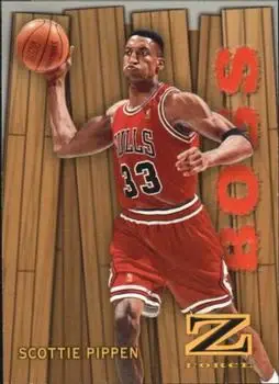 1997-98 SkyBox Z-Force - Boss #16 /B - Scottie Pippen - Chicago Bulls - Front