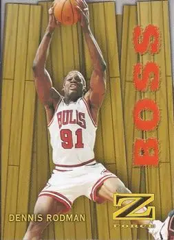 1997-98 SkyBox Z-Force - Boss #17 /B - Dennis Rodman - Chicago Bulls - Front
