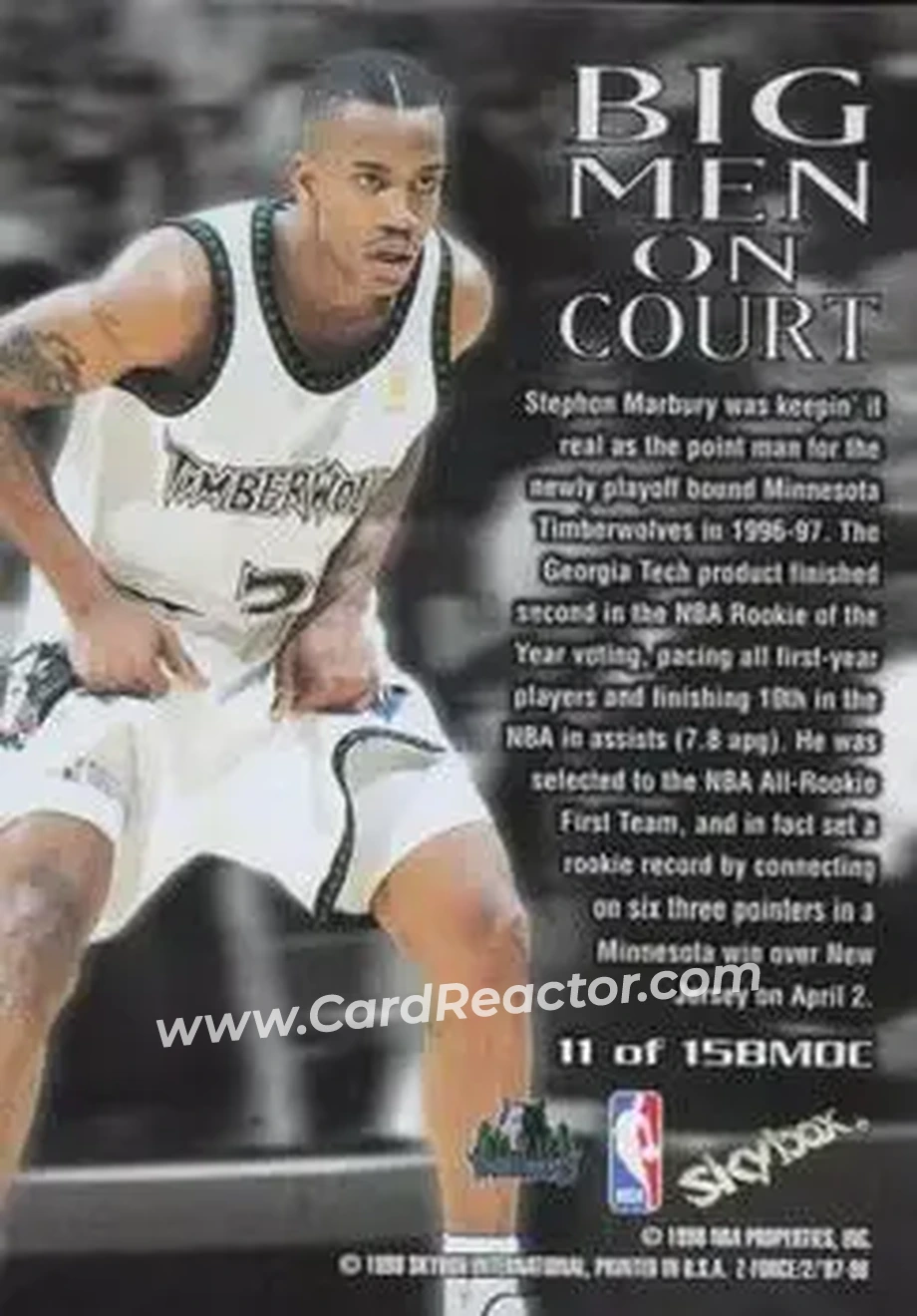 Back of Stephon Marbury