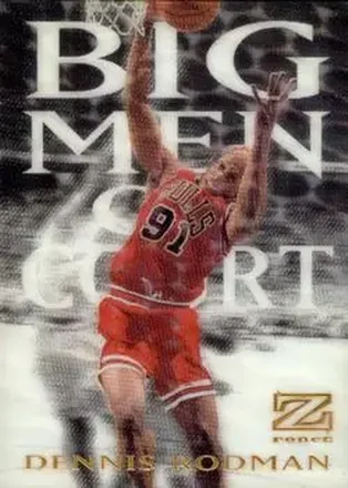1997-98 SkyBox Z-Force - Big Men on Court #14 BMOC Dennis Rodman